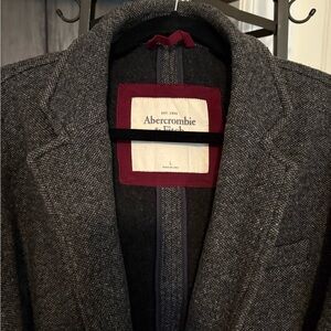 Abercrombie & Fitch Charcoal coat New without tags L
